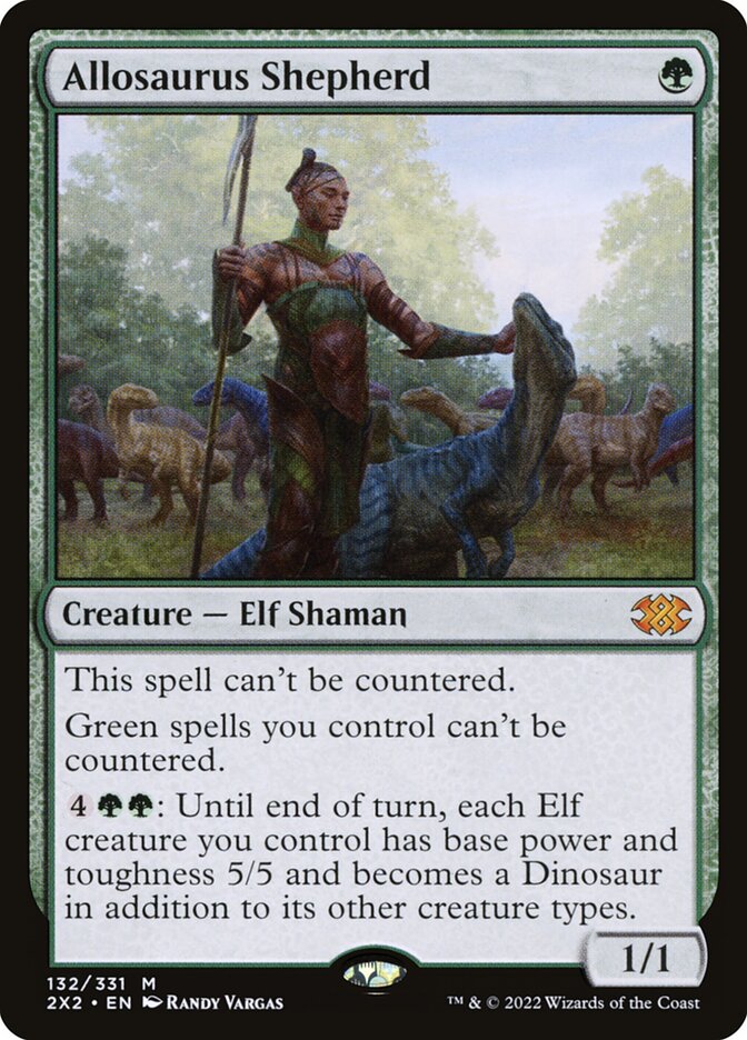 Allosaurus Shepherd card front