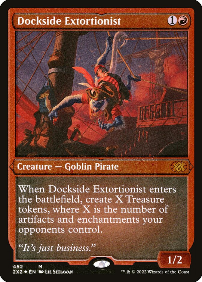 Dockside Extortionist card front