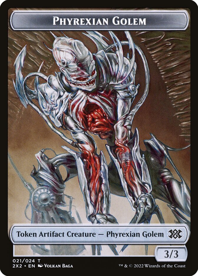 Phyrexian Golem card front