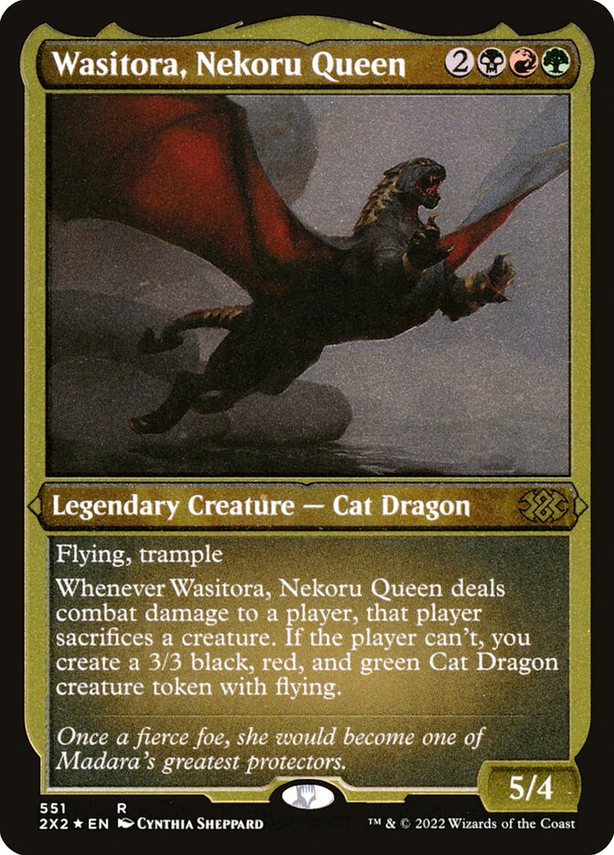 Wasitora, Nekoru Queen card front