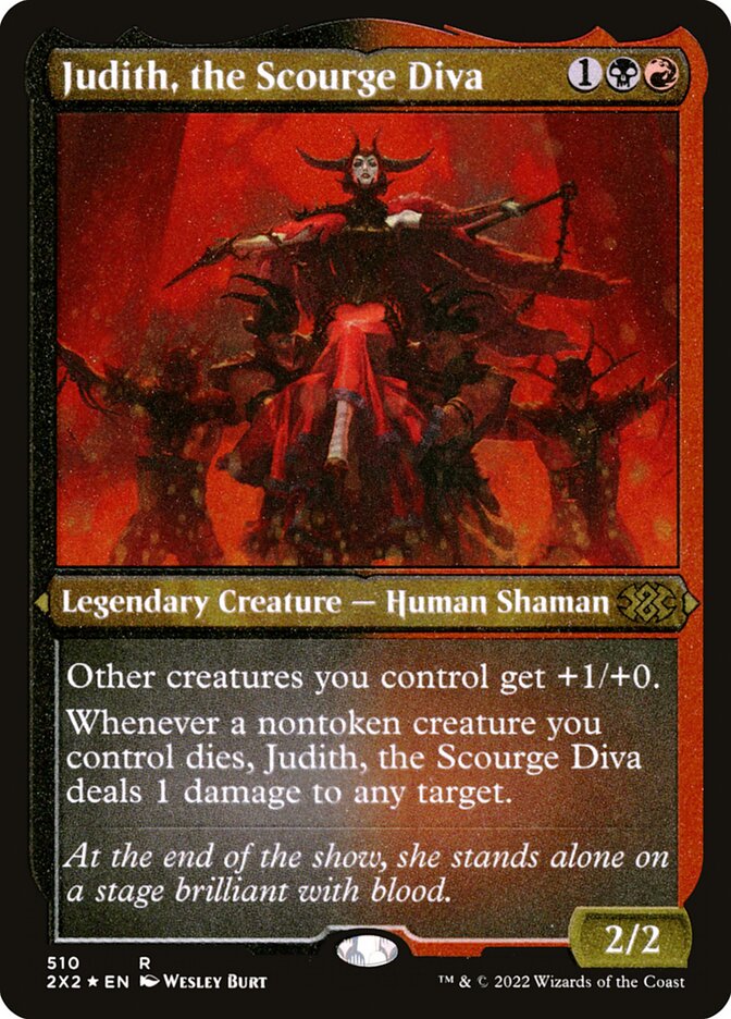Judith, the Scourge Diva card front