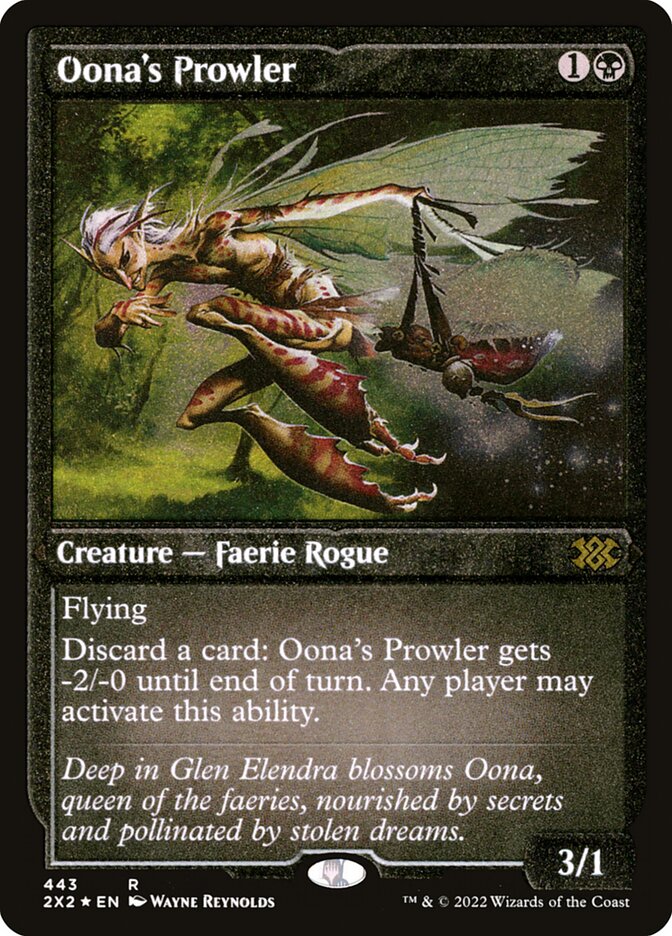 Oona's Prowler card front
