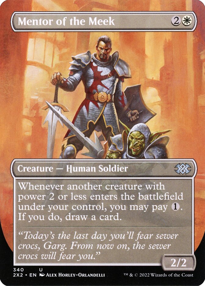 Mentor of the Meek card front