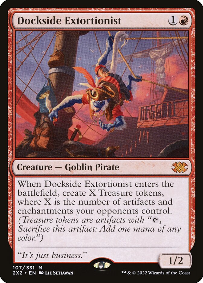 Dockside Extortionist card front