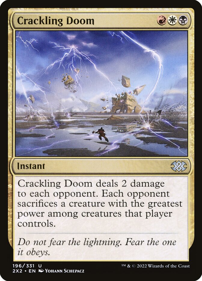Crackling Doom card front