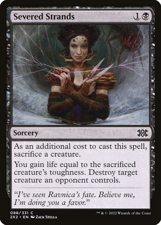 Severed Strands card front