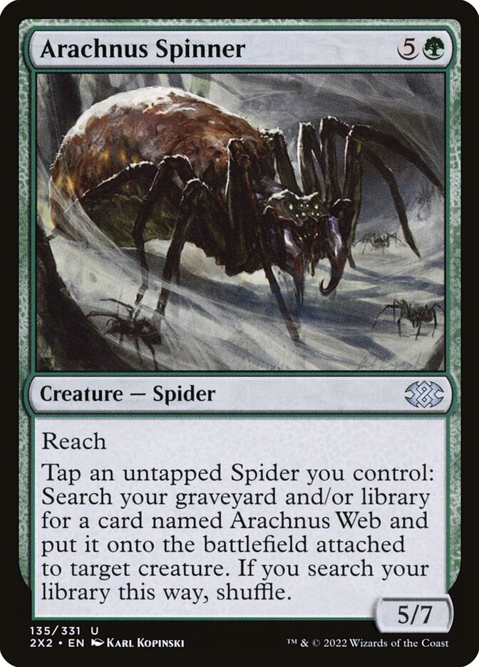 Arachnus Spinner card front