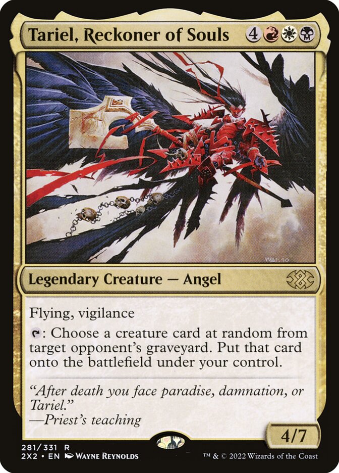 Tariel, Reckoner of Souls card front