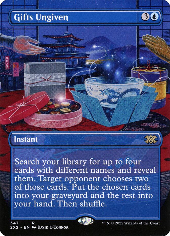 Gifts Ungiven card front