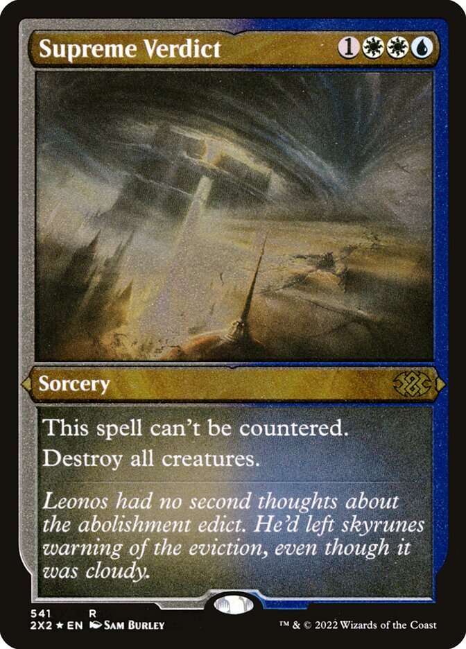 Supreme Verdict card front