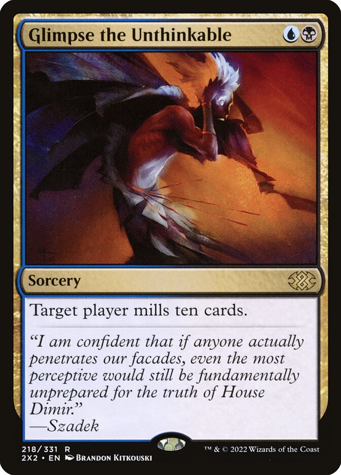 Glimpse the Unthinkable card front