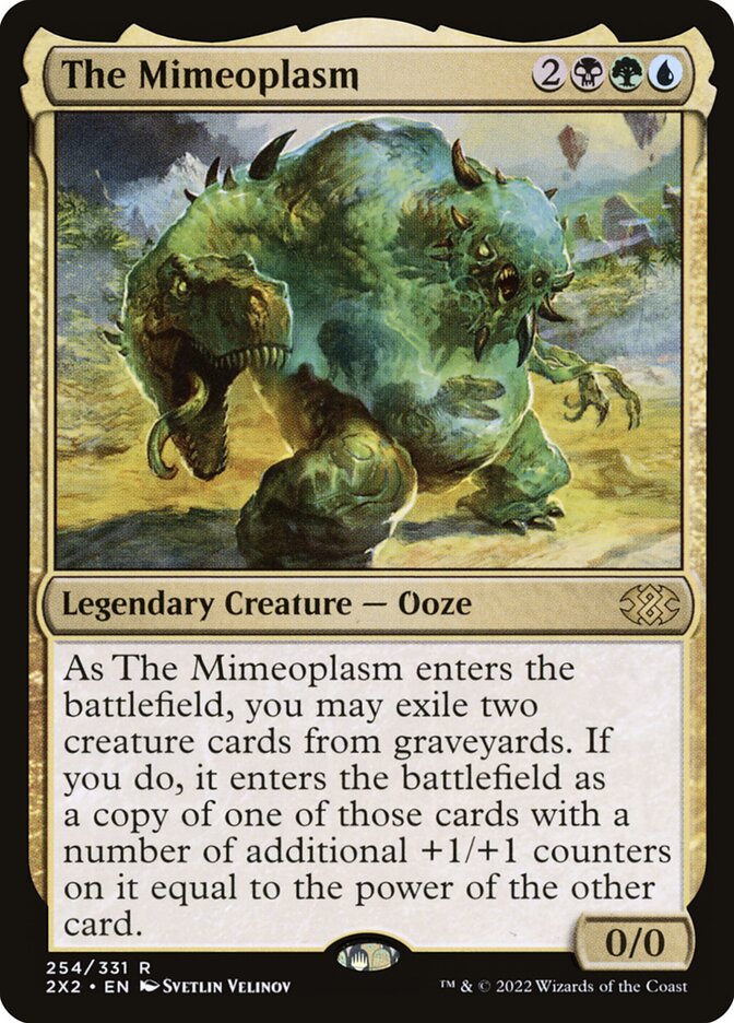 The Mimeoplasm card front