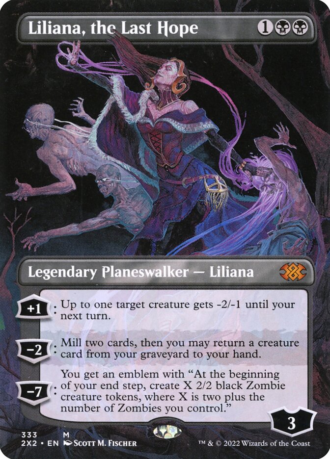 Liliana, the Last Hope card front
