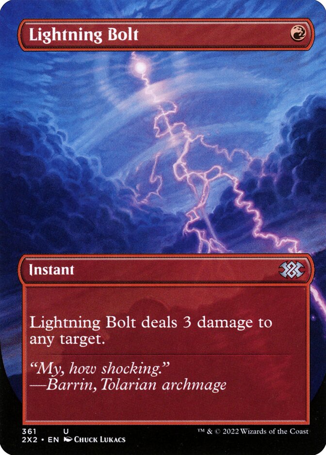 Lightning Bolt card front