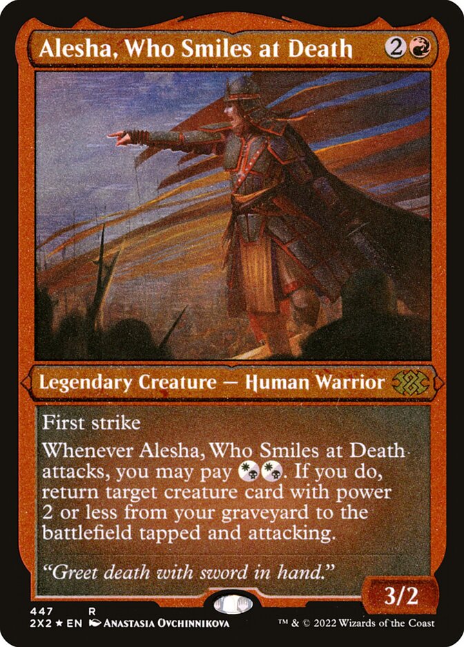 Alesha, Who Smiles at Death card front