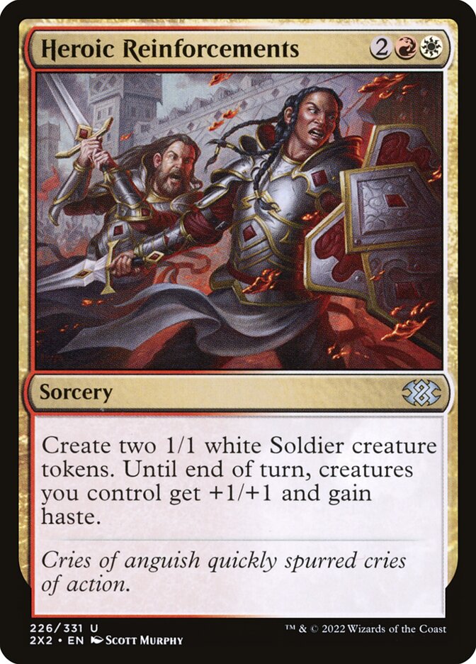 Heroic Reinforcements card front
