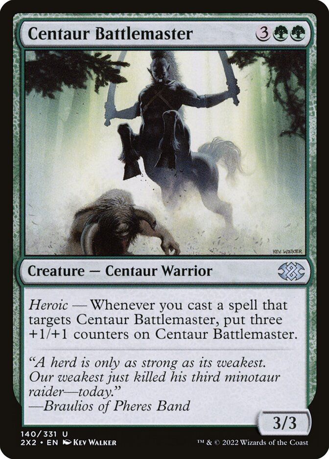 Centaur Battlemaster card front