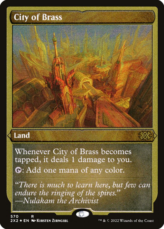 City of Brass card front