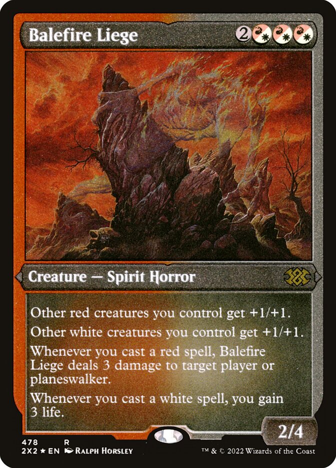 Balefire Liege card front
