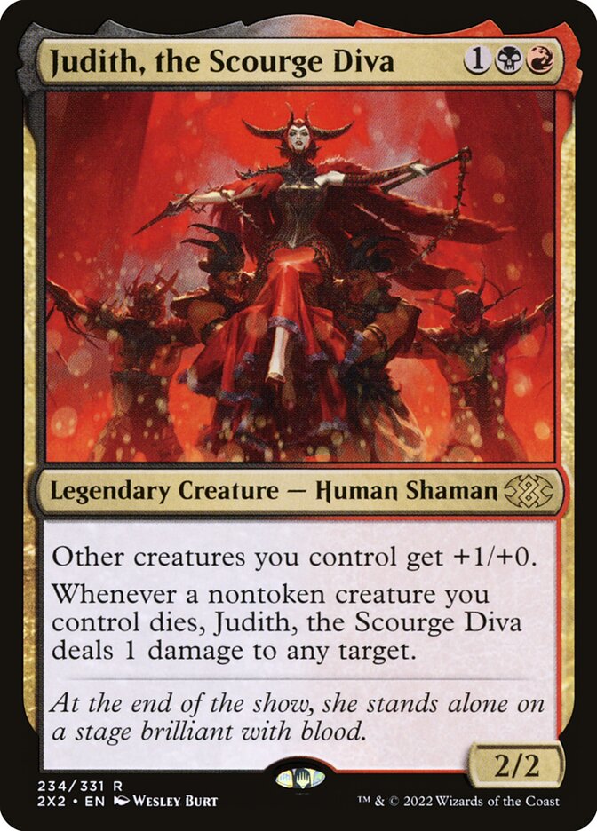 Judith, the Scourge Diva card front