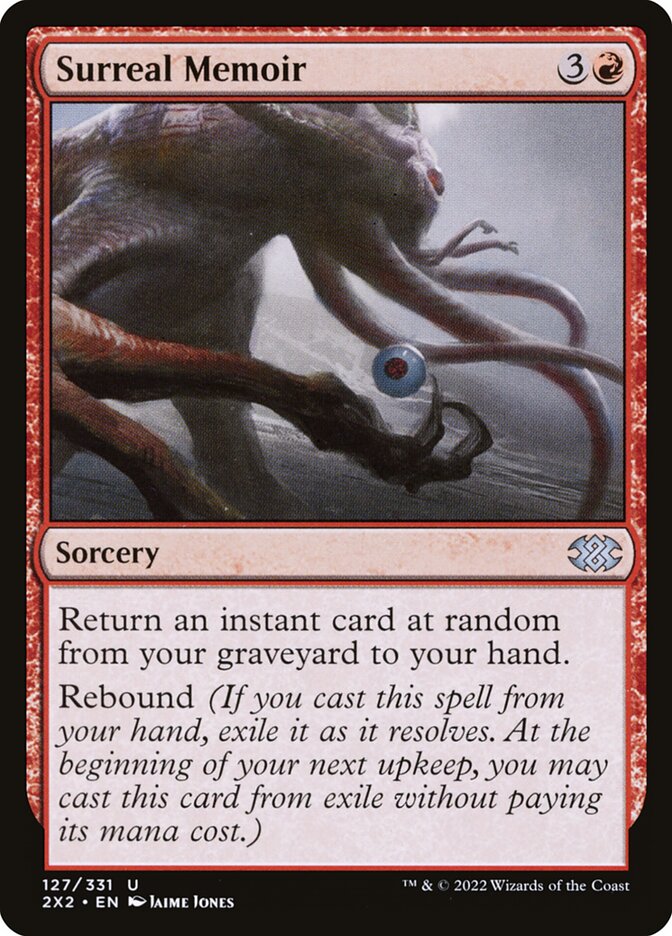 Surreal Memoir card front