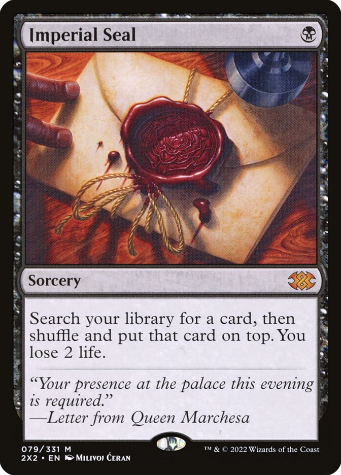 Imperial Seal card front