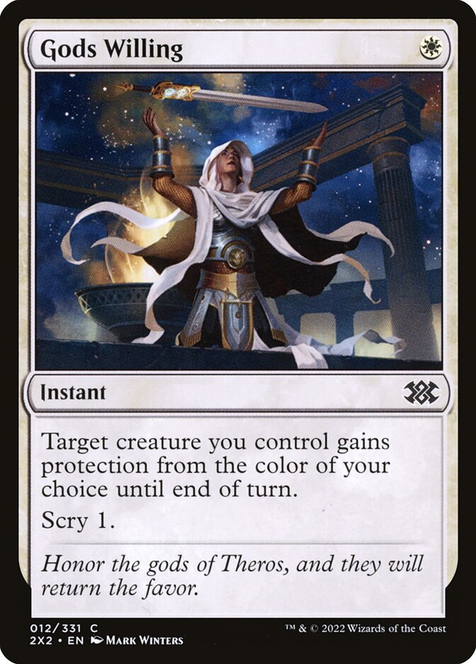 Gods Willing card front