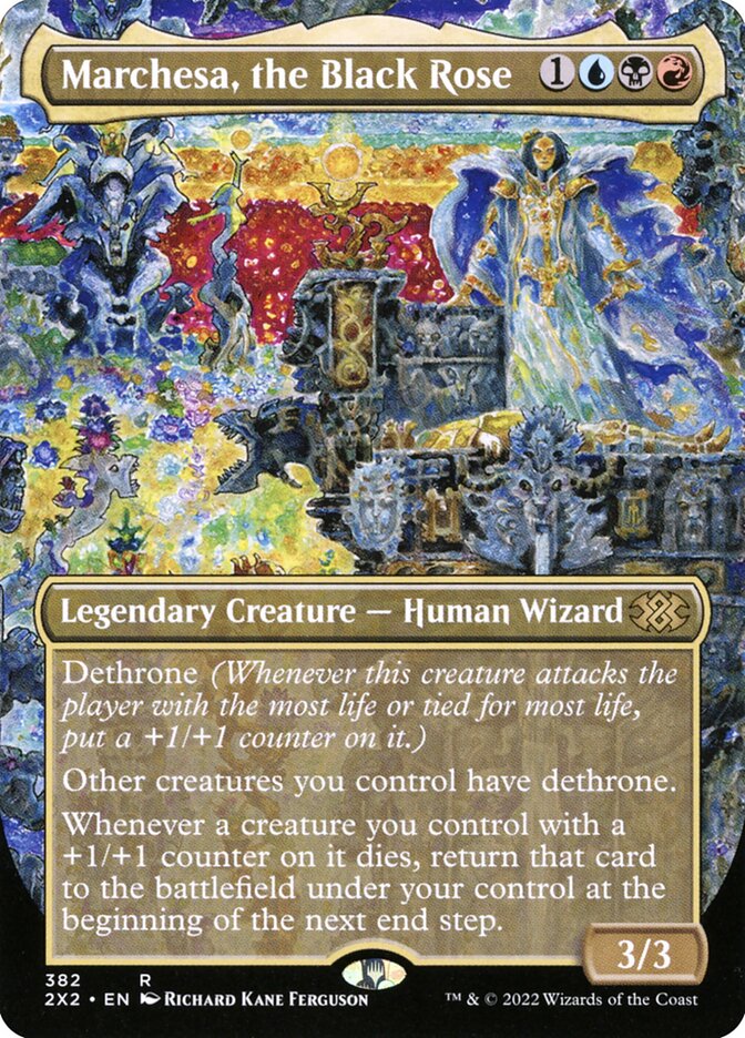 Marchesa, the Black Rose card front