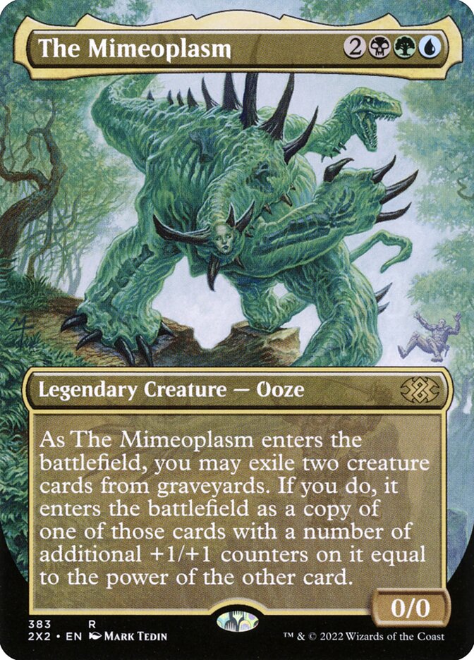 The Mimeoplasm card front