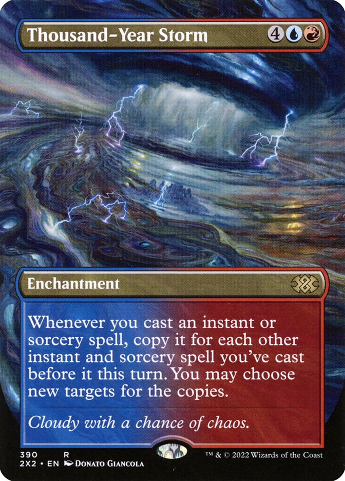 Thousand-Year Storm card front