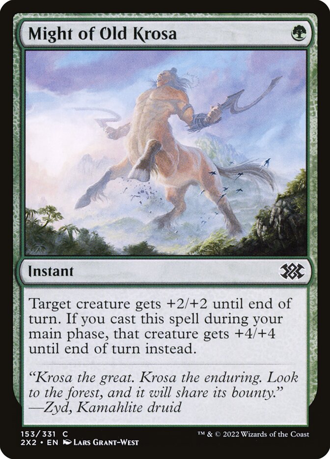 Might of Old Krosa card front