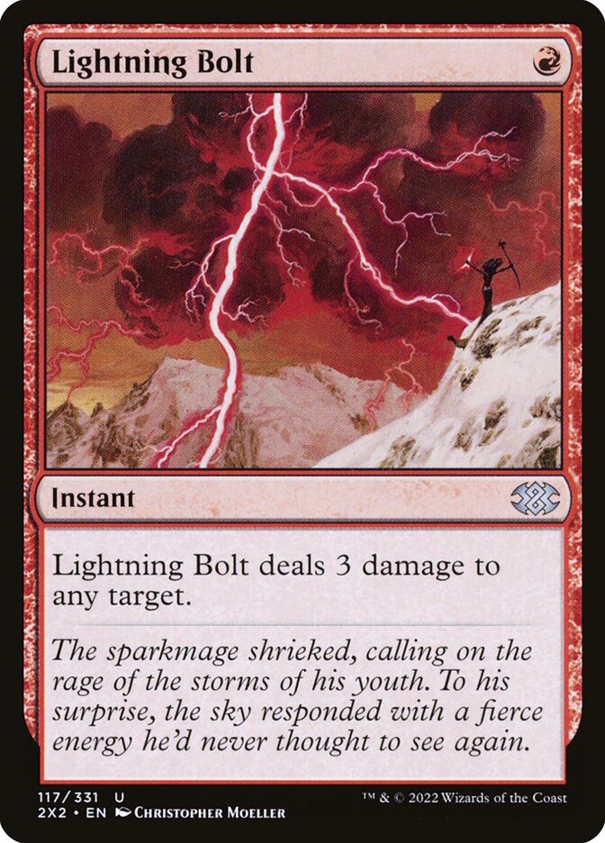 Lightning Bolt card front