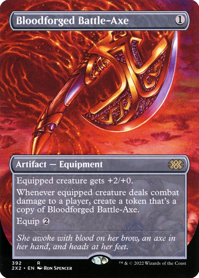 Bloodforged Battle-Axe card front