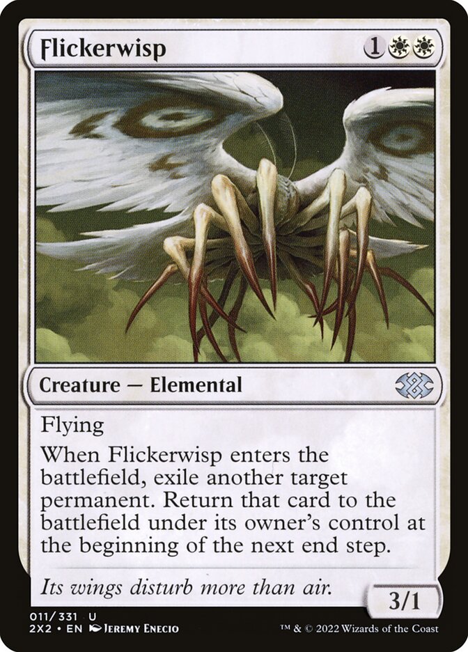 Flickerwisp card front