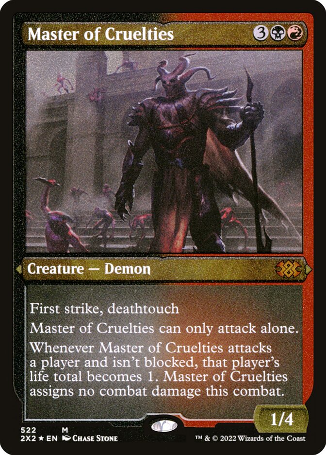 Master of Cruelties card front