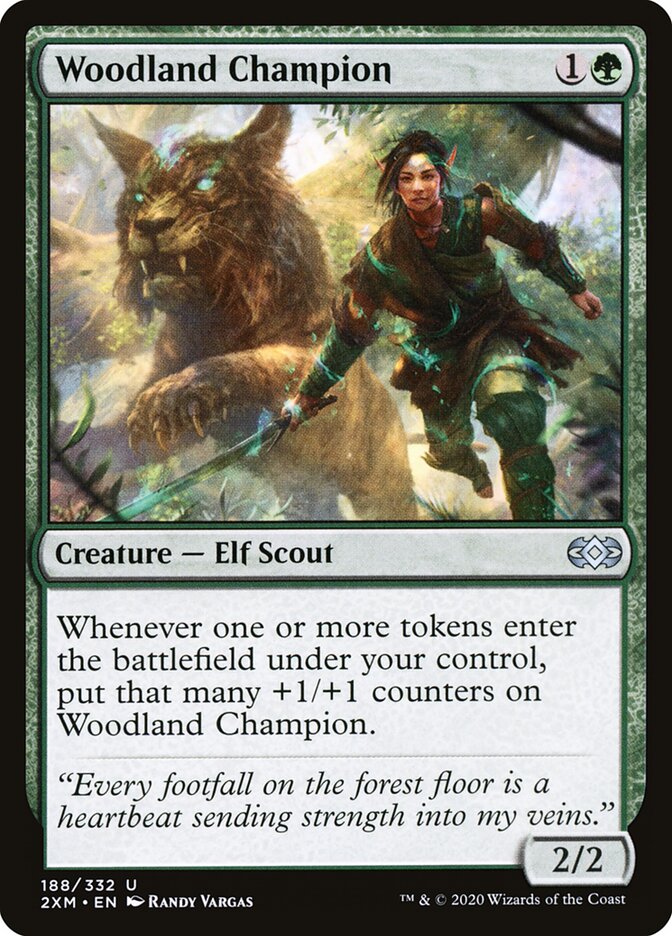 Woodland Champion card front