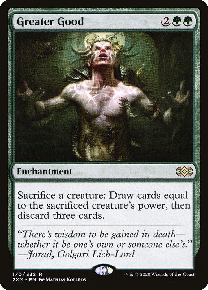 Greater Good card front