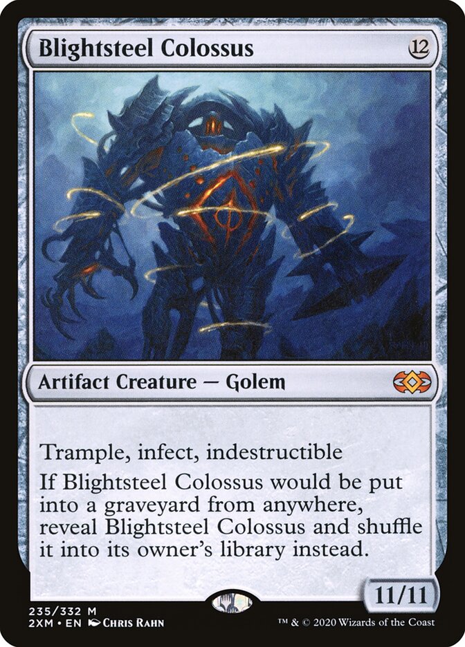 Blightsteel Colossus card front