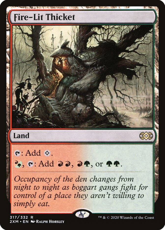 Fire-Lit Thicket card front