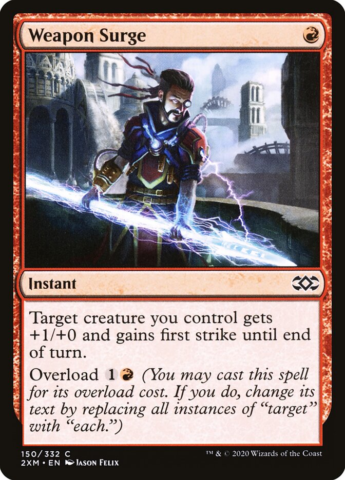 Weapon Surge card front