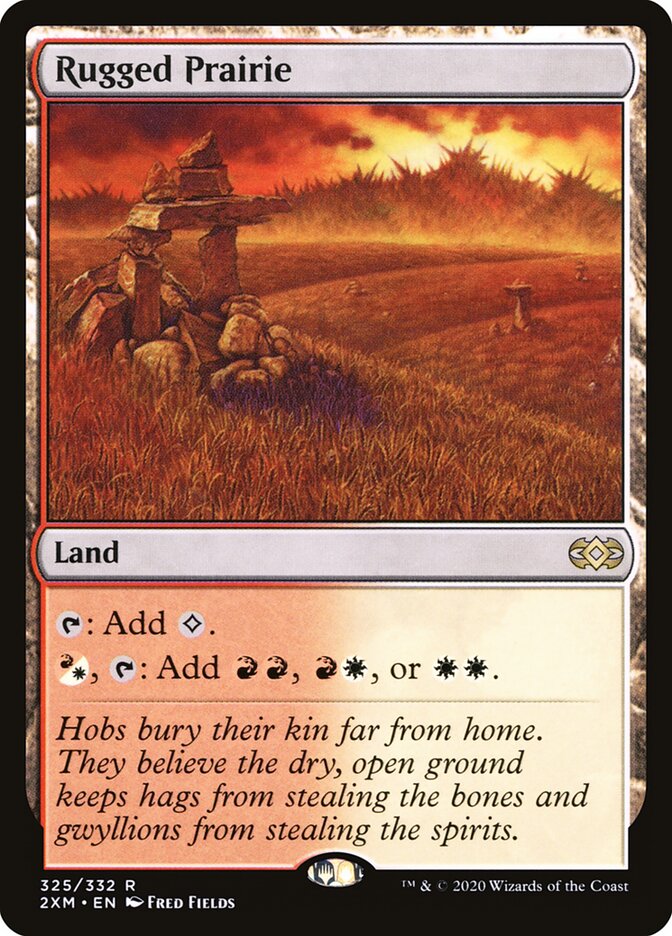 Rugged Prairie card front
