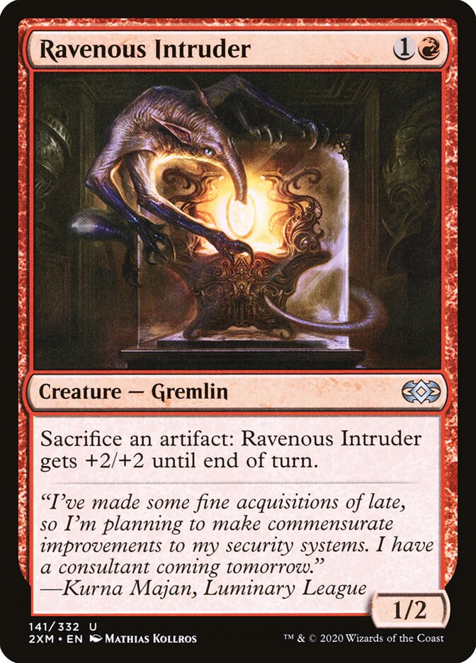 Ravenous Intruder card front