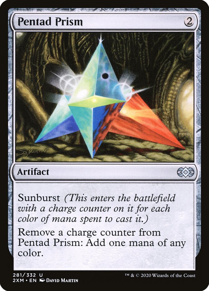 Pentad Prism card front
