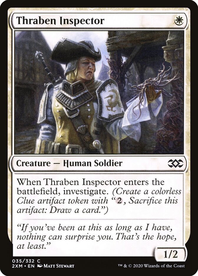Thraben Inspector card front