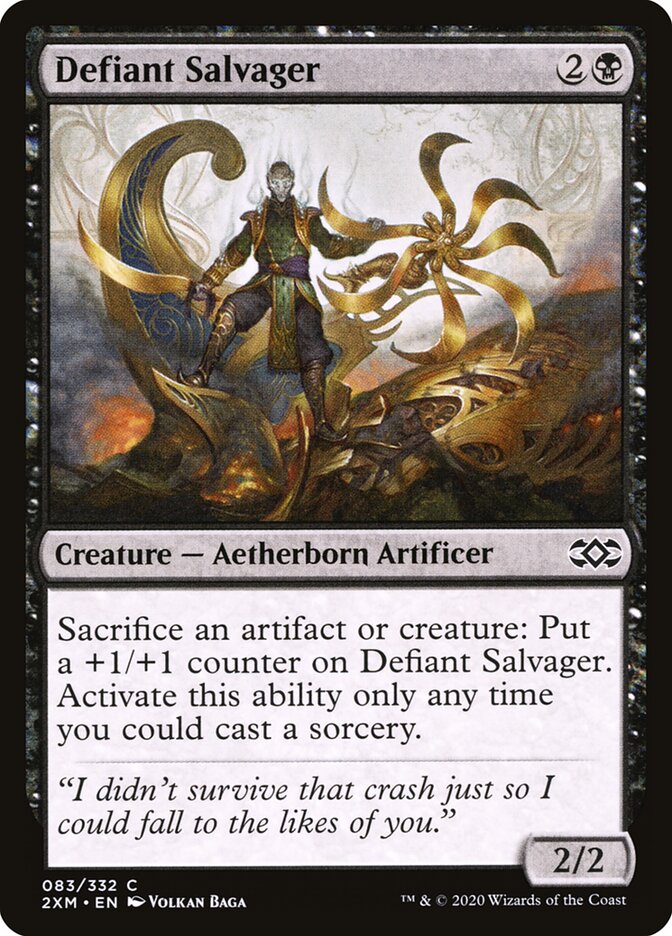 Defiant Salvager card front