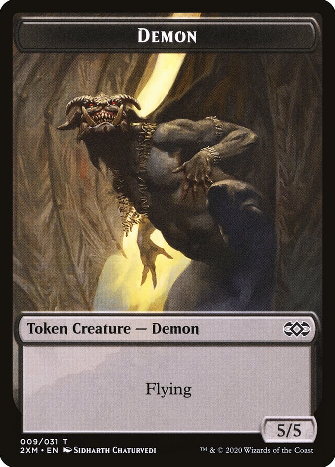 Demon card front
