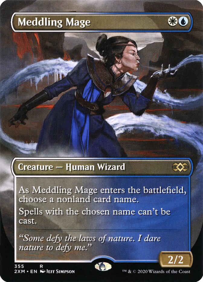 Meddling Mage card front