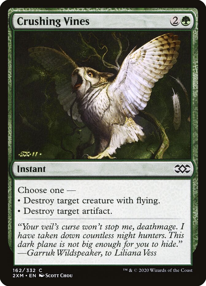 Crushing Vines card front