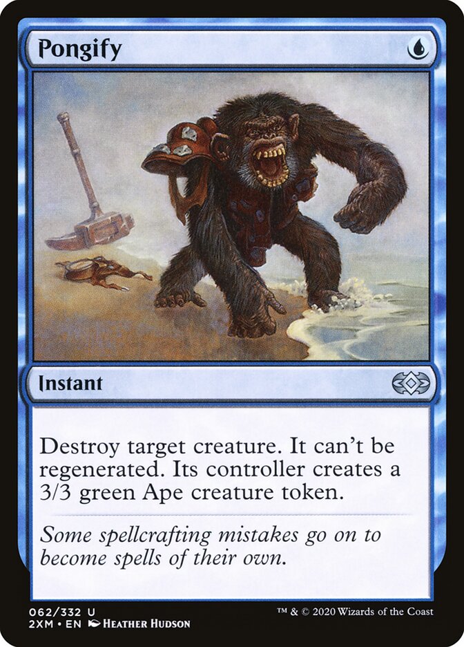 Pongify card front