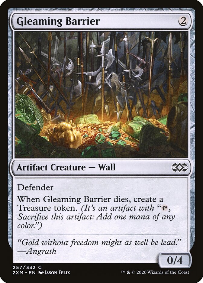 Gleaming Barrier card front